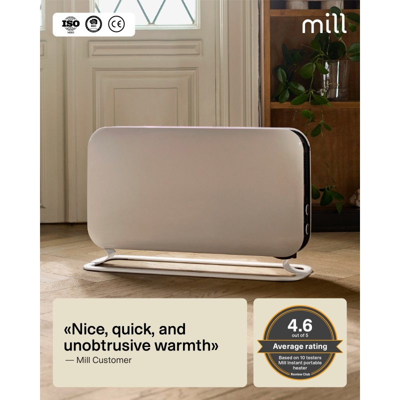 2000W Mill Designer MEC Portable Heater 2000W Mill Designer MEC Portable Heater