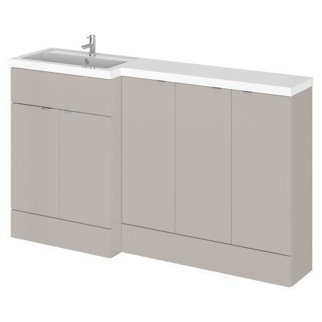 Fusion 1500mm Full Depth Freestanding Combination Vanity and Storage Units