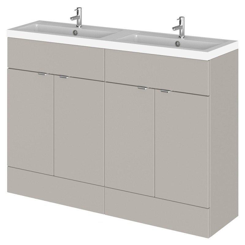 Fusion 1200mm Full Depth Freestanding Twin Basin Units