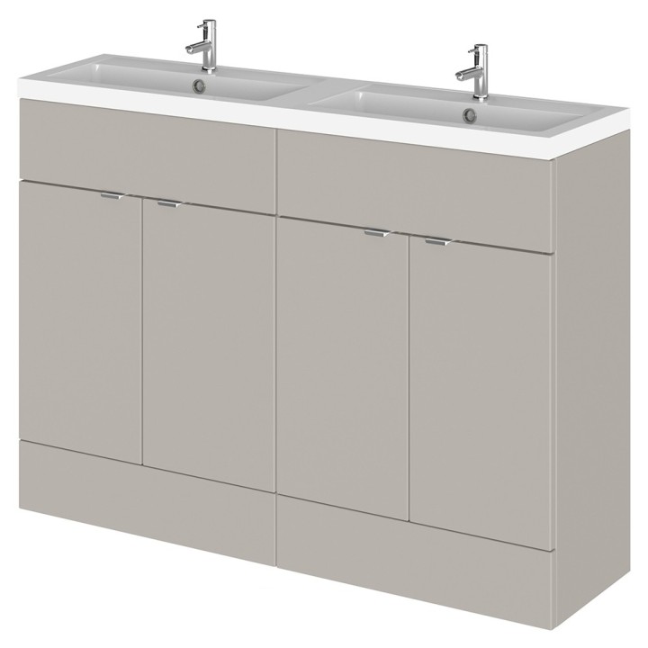 Fusion 1200mm Full Depth Freestanding Twin Basin Units