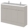 Fusion 1200mm Full Depth Freestanding Twin Basin Units