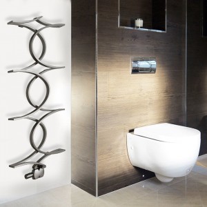 Aeon "Tirendaz" Designer Brushed Stainless Steel Towel Rails (3 Sizes)