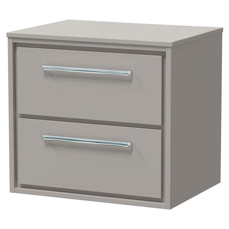 Lille 600mm Wall Hung Double Drawer Worktop Vanity Units Lille 600mm Wall Hung Double Drawer Worktop Vanity Units