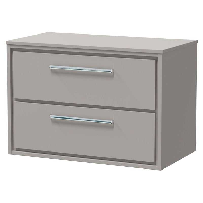 Lille 800mm Wall Hung Double Drawer Worktop Vanity Units Lille 800mm Wall Hung Double Drawer Worktop Vanity Units