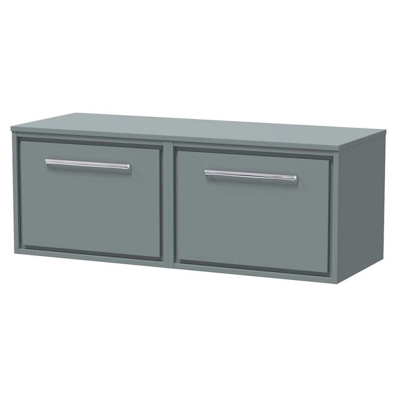 Lille 1200mm Wall Hung Double Drawer Worktop Vanity Units Lille 1200mm Wall Hung Double Drawer Worktop Vanity Units