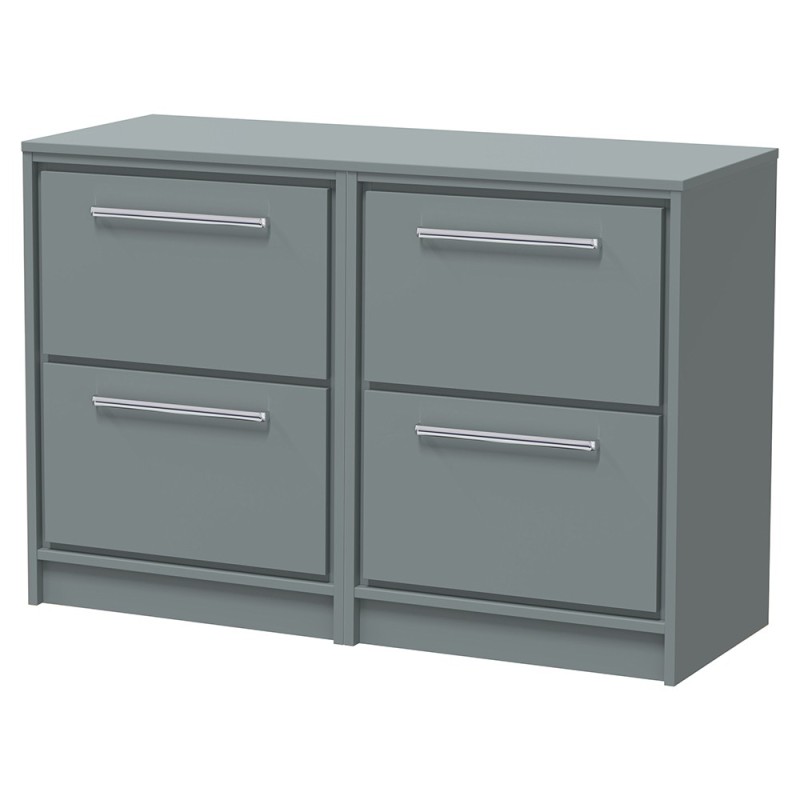 Lille 1200mm Freestanding Four Drawer Worktop Vanity Units