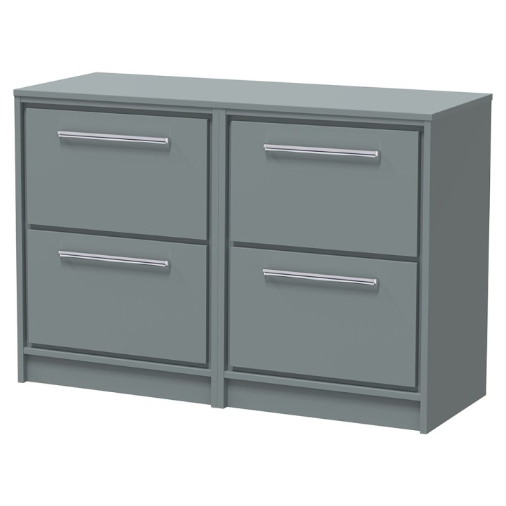 Lille 1200mm Freestanding Four Drawer Worktop Vanity Units