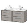 Lille 1200mm Wall Hung Four Drawer Vanity Units Lille 1200mm Wall Hung Four Drawer Vanity Units