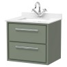 Lille 600mm Wall Hung Double Drawer Vanity Units With Marble Tops Lille 600mm Wall Hung Double Drawer Vanity Units With Marble Tops