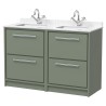 Lille 1200mm Freestanding Four Drawer Vanity Units With Marble Tops Lille 1200mm Freestanding Four Drawer Vanity Units With Marble Tops