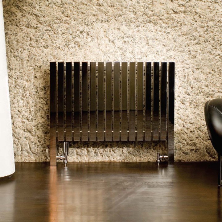 Aeon "Arat L" Designer Brushed Stainless Steel Radiator (22 Sizes)