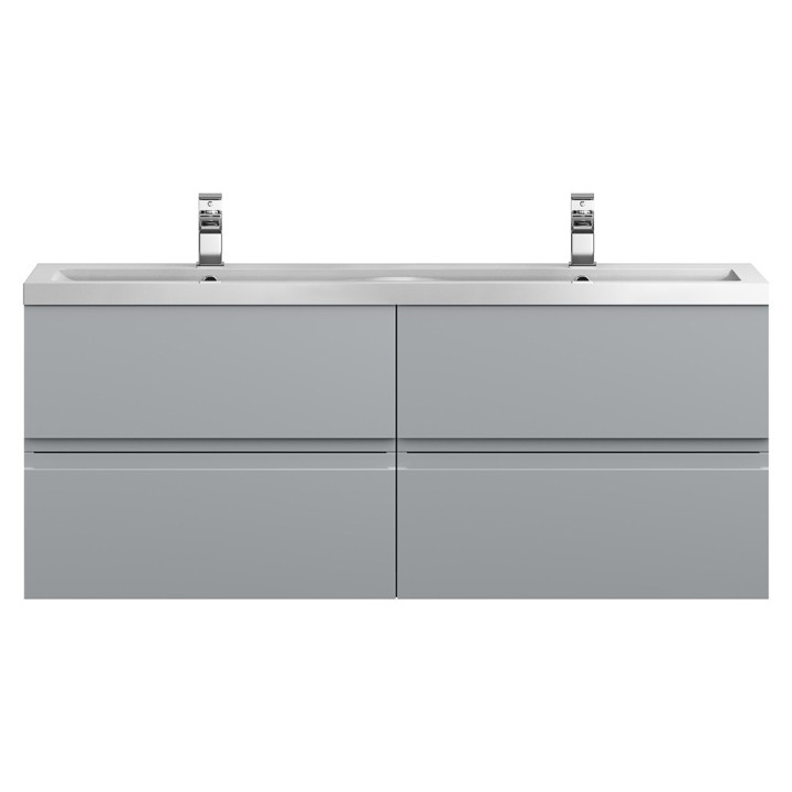Urban 1200mm Wall Hung Four Drawer Twin Vanity Units