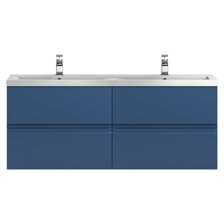 Urban 1200mm Wall Hung Four Drawer Twin Vanity Units