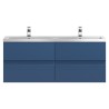 Urban 1200mm Wall Hung Four Drawer Twin Vanity Units Urban 1200mm Wall Hung Four Drawer Twin Vanity Units