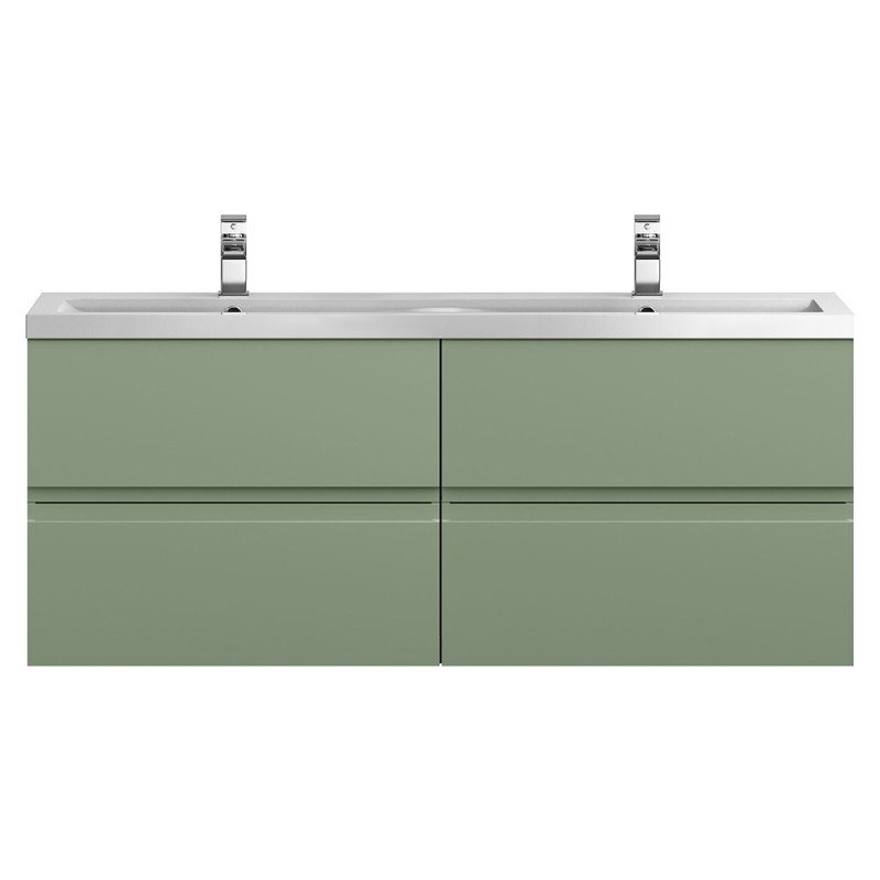 Urban 1200mm Wall Hung Four Drawer Twin Vanity Units