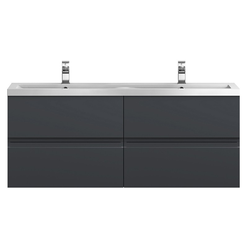Urban 1200mm Wall Hung Four Drawer Twin Vanity Units Urban 1200mm Wall Hung Four Drawer Twin Vanity Units