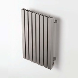Aeon "Dalya" Designer Brushed Stainless Steel Radiator (7 Sizes)