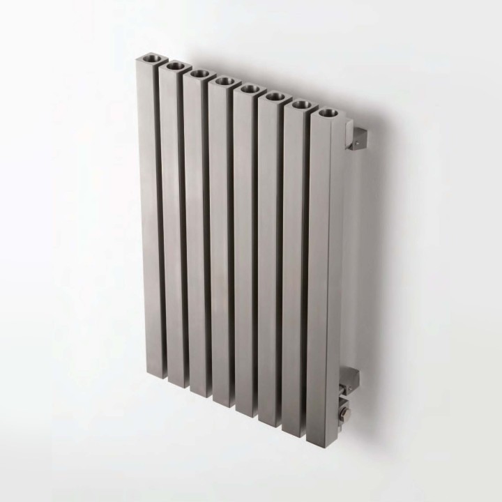Aeon "Dalya" Designer Brushed Stainless Steel Radiator (7 Sizes)