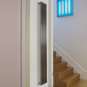 Aeon Venetian Designer Brushed Stainless Steel Radiators (21 Sizes) + Optional Towel Bars