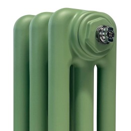 Bespoke Column Radiators - Pastel Green
