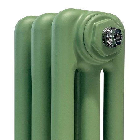 Bespoke Column Radiators - Pastel Green