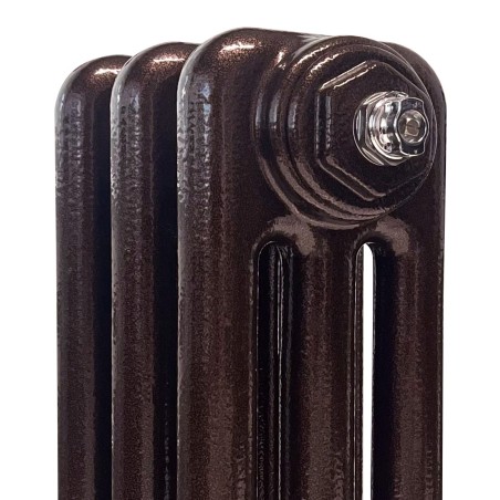 Bespoke Column Radiators - Hammered Copper