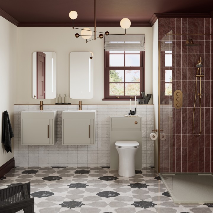 Nara 510mm Freestanding Cupboard Vanity Units
