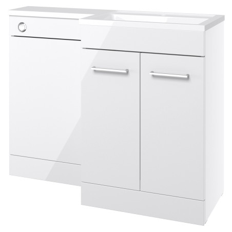 Yokohama 1000mm Freestanding Combination WC & Vanity Units