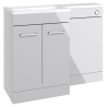 Yokohama 1000mm Freestanding Combination WC & Vanity Units