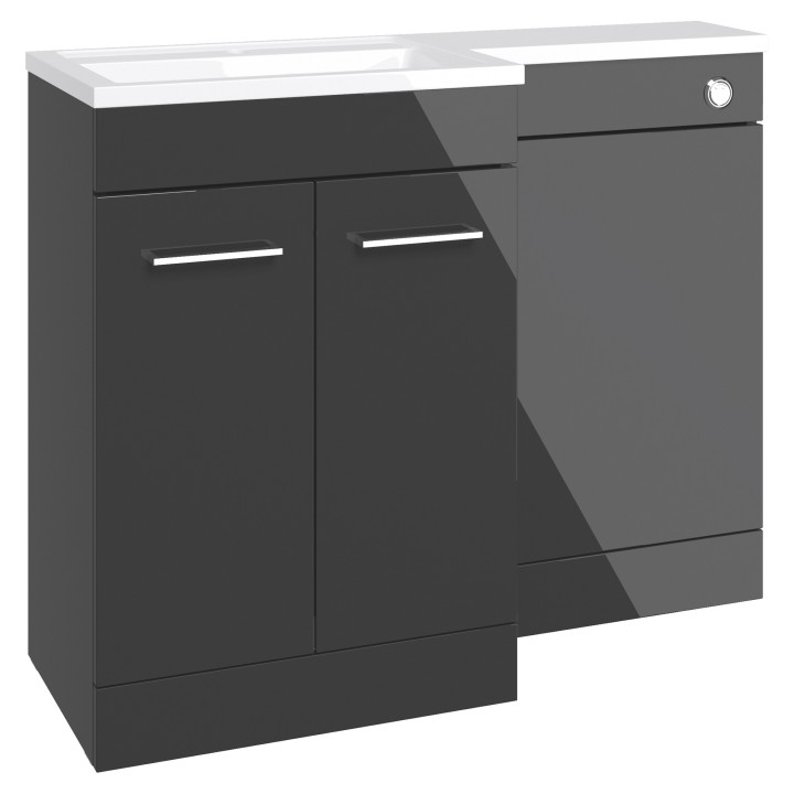 Yokohama 1000mm Freestanding Combination WC & Vanity Units