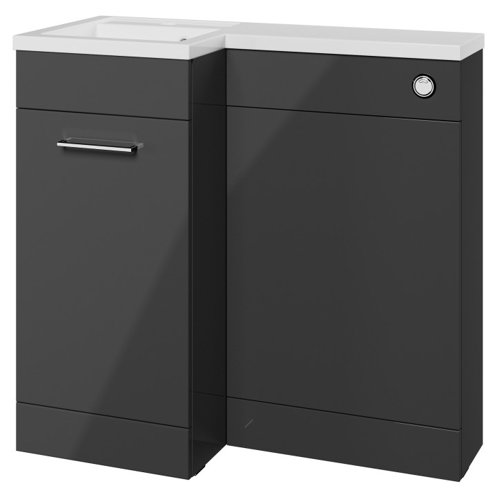 Yokohama 900mm Freestanding Combination WC & Vanity Units