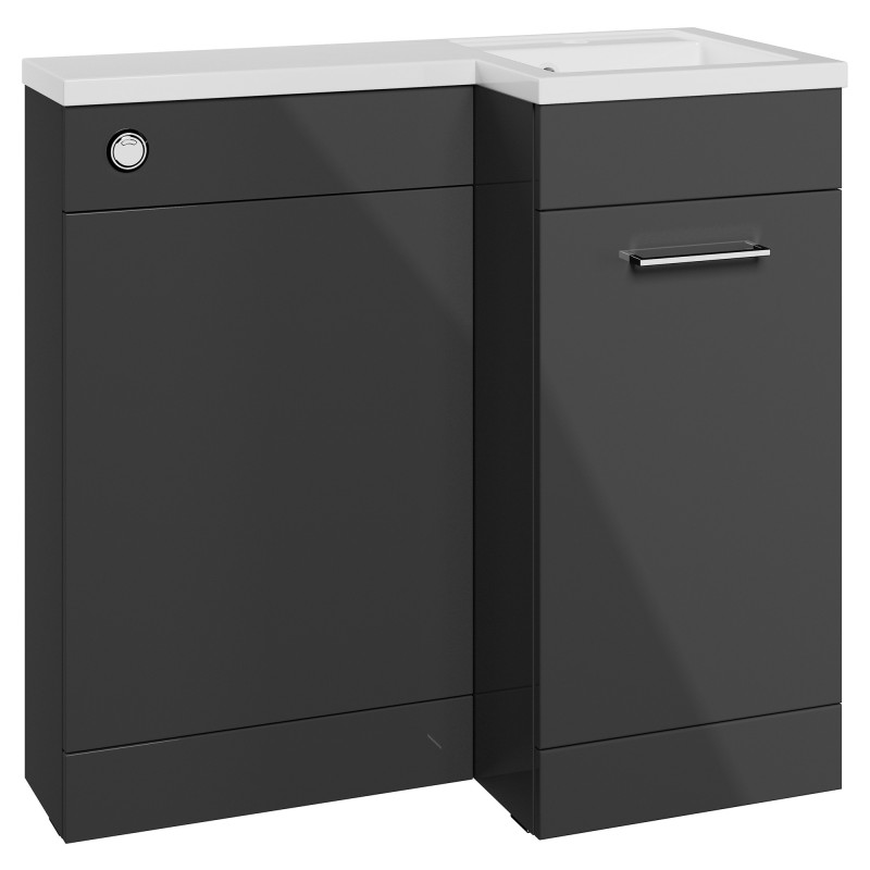 Yokohama 900mm Freestanding Combination WC & Vanity Units
