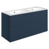 Yamagata 1210mm Wall Hung Double Drawer Vanity Unit