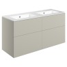 Yamagata 1210mm Wall Hung Double Drawer Vanity Unit