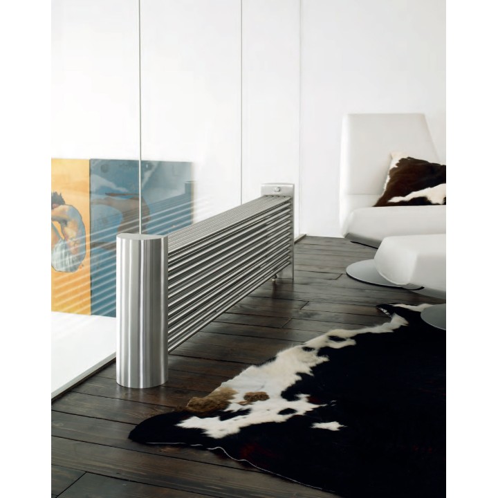 Aeon "Ottoman" Designer Brushed Stainless Steel Radiator (3 Sizes)