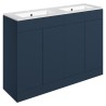 Yamagata 1210mm Freestanding Double Basin Cupboard Vanity Units