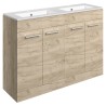 Naha 1210mm Freestanding Double Basin Cupboard Vanity Units