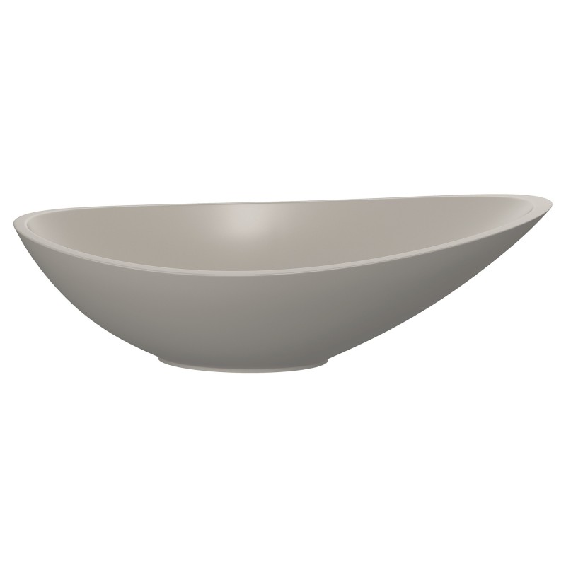 Turin 564mm(w) x 323mm(d) Latte Resin Washbowl
