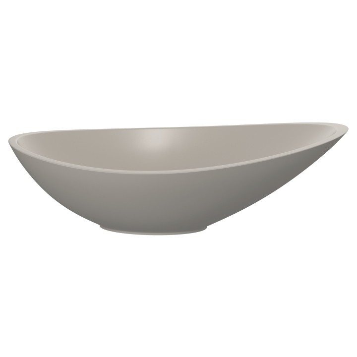 Turin 564mm (w) x 323mm (d) Latte Resin Washbowl