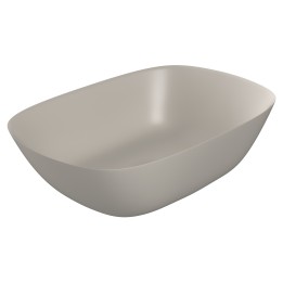 Bergamo 460mm (w) x 320mm (d) Resin Washbowl - Latte