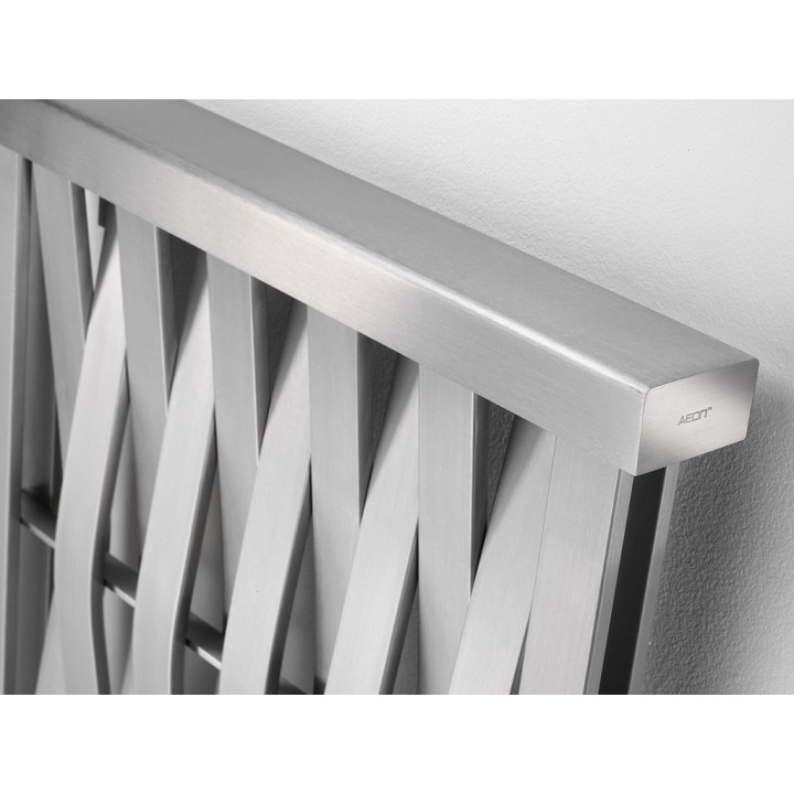 Aeon "Wave" Designer Brushed Stainless Steel Radiator (4 Sizes)