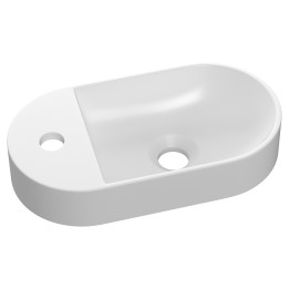 Serena 380mm(w) x 200mm(d) Mini Resin Washbowl (1 Tap Hole)
