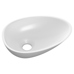 Vasca 320mm (w) x 220mm(d) Mini Resin Washbowl - White