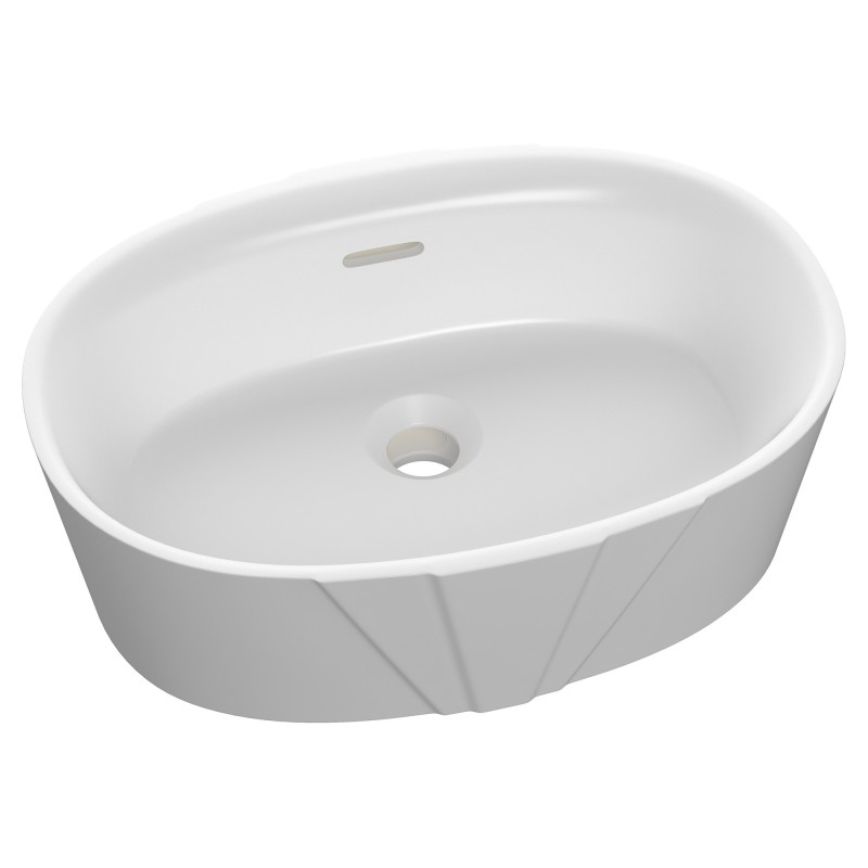 Siena 460mm(w) x 320mm(d) Resin Washbowl - White