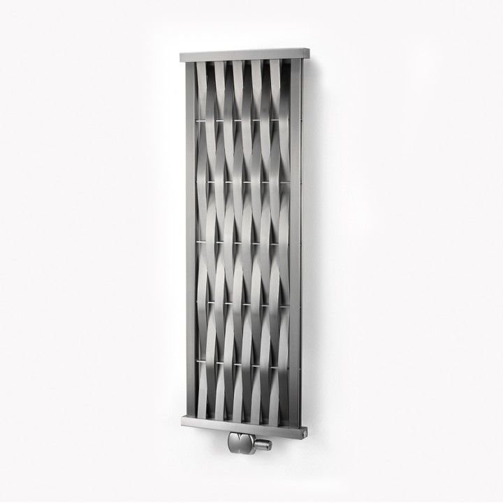 Aeon "Wave" Designer Brushed Stainless Steel Radiator (4 Sizes)