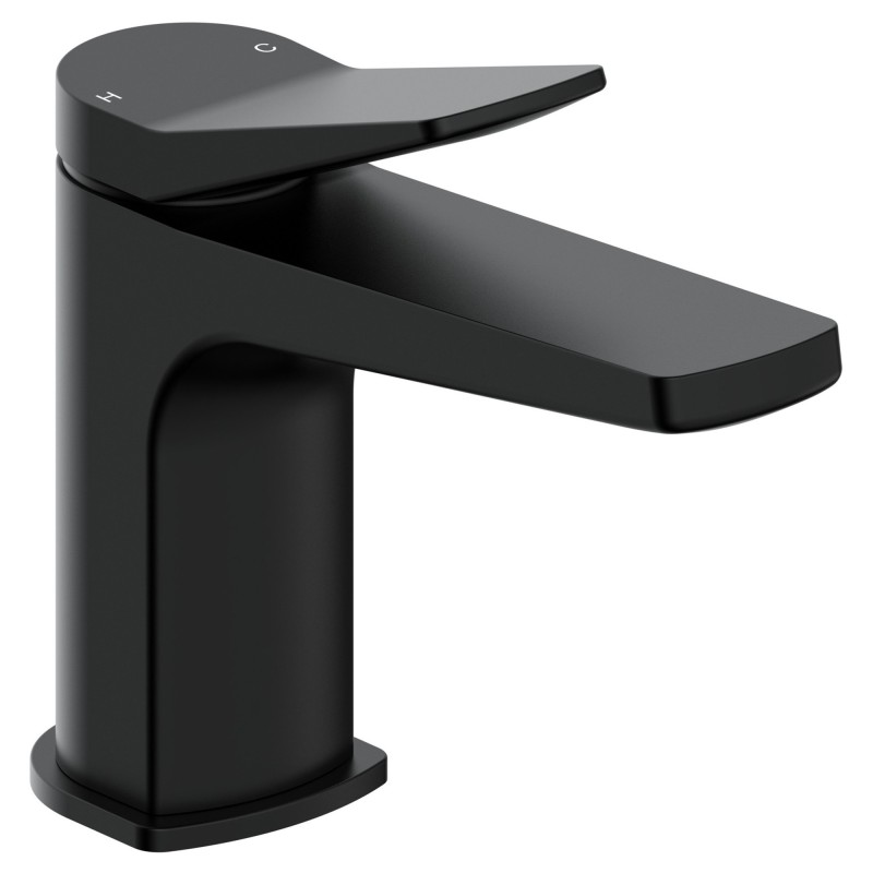 Kyro Basin Mixer Tap & Waste - Matt Black