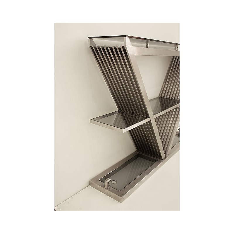 Aeon "Elixir" Designer Brushed & Polished Stainless Steel Towel Rails (2 Sizes)