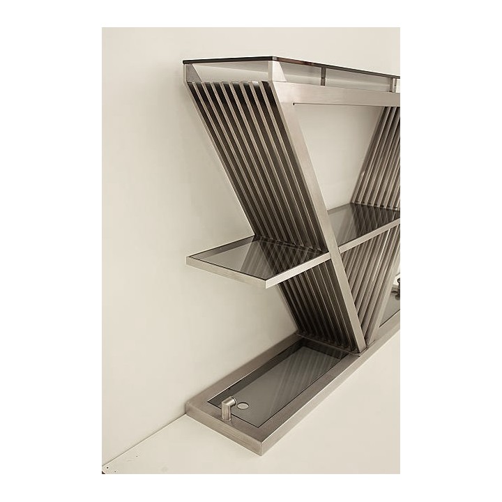 Aeon "Elixir" Designer Brushed & Polished Stainless Steel Towel Rails (2 Sizes)