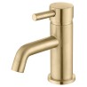 Winx Cloakroom Basin Mixer Tap & Waste - Brushed Brass