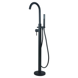 Winx Matt Black Freestanding Single Lever Bath/Shower Mixer & Hand Shower